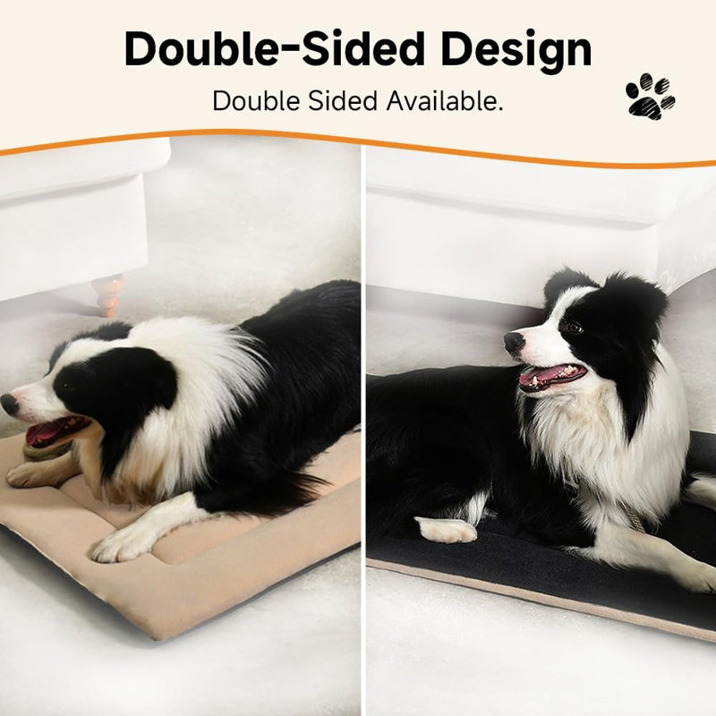 Machine-Washable Kennel Pad – Double-Sided Dog Crate Bed Pet Mat