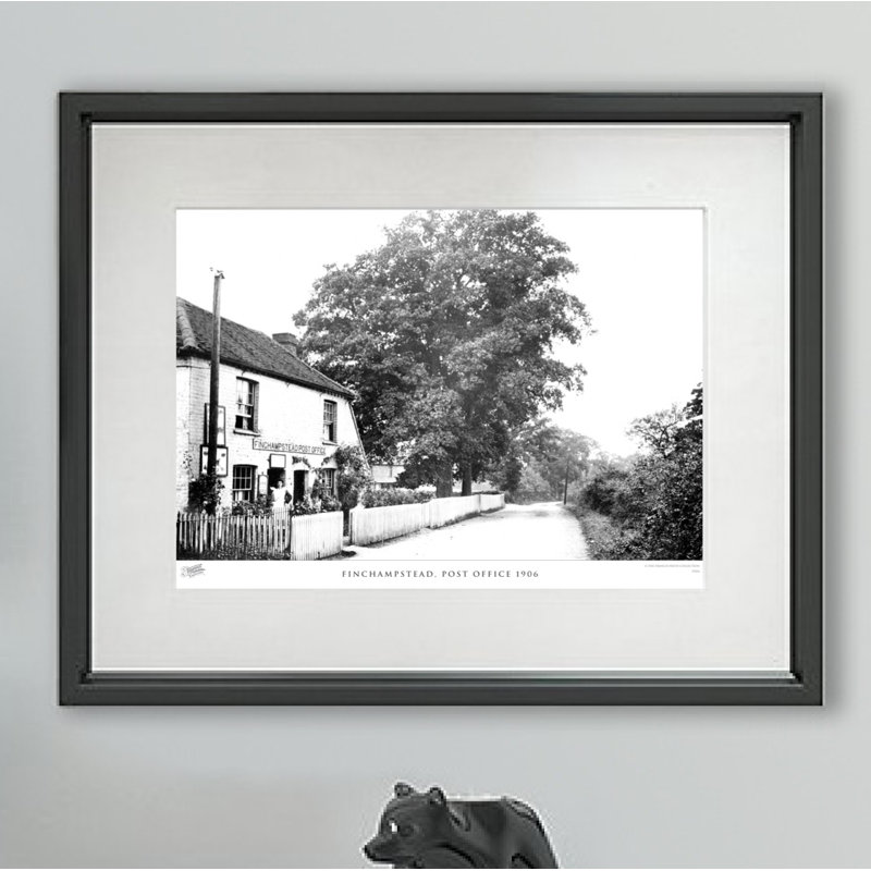 Finchampstead, Post Office 1906 - Single Picture Frame Print, 60cm H X 80cm W x 2cm D