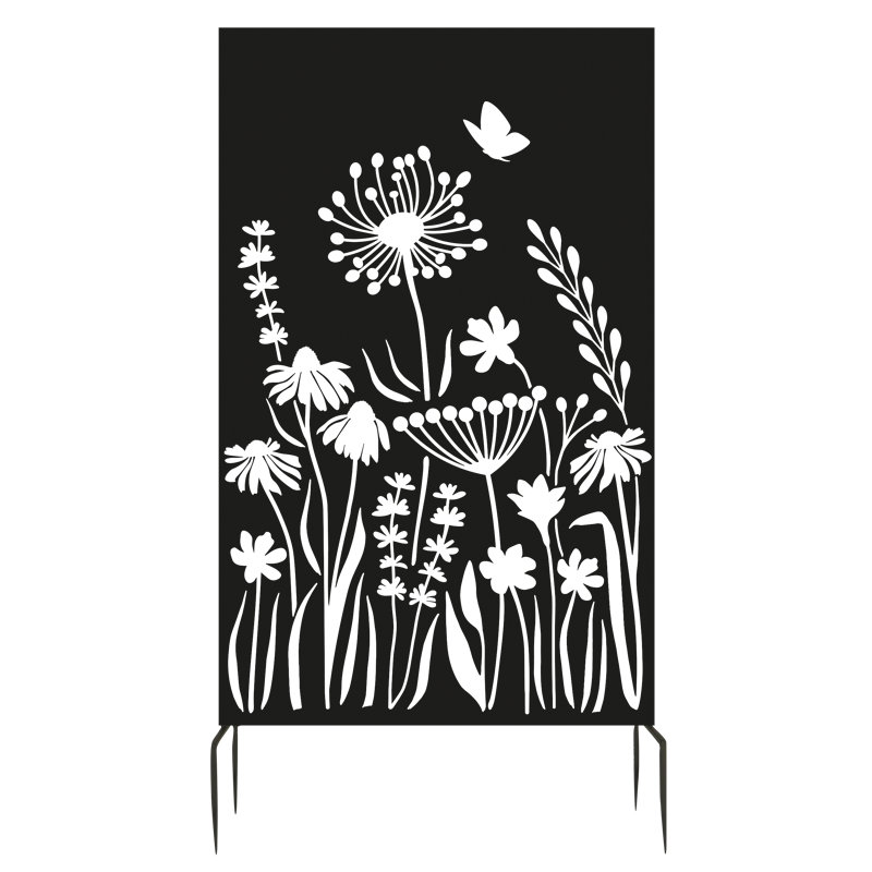Privacy Screen Flowers