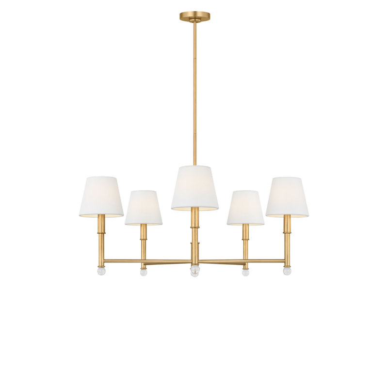 Wendt Chandelier, 5 Lights, 60.38" H x 33.13" W  x 33.13" D