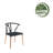 Burkleigh Plastic Dining Chairs with Beechwood Legs-814955533