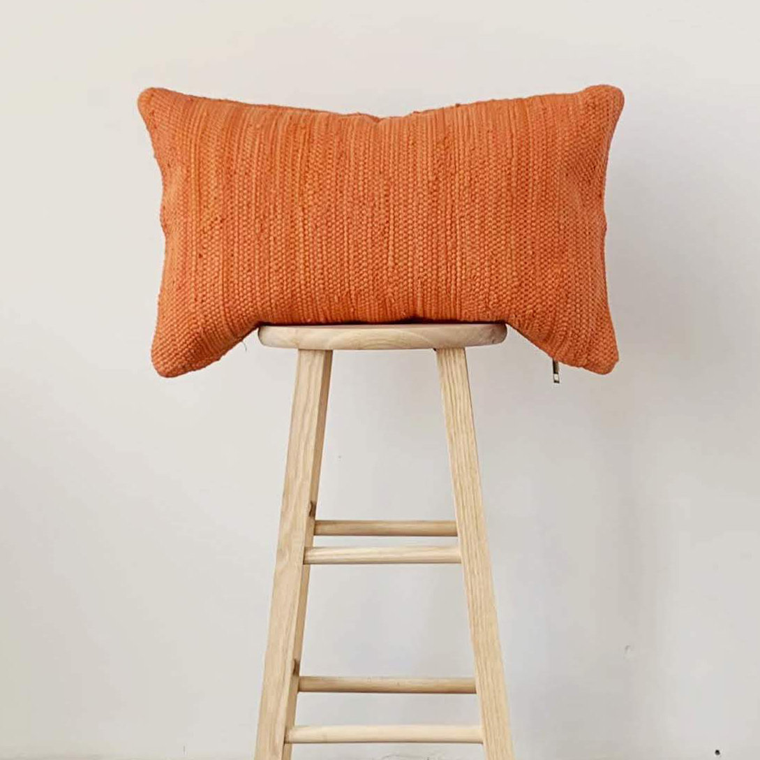 Cotton Pillow Cover, Pottery, Rectangular 14"H x 24"W