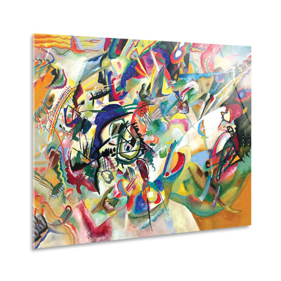 Composition No. 7 by Vassily Kandinsky - No Frame Print on Plastic / Acrylic