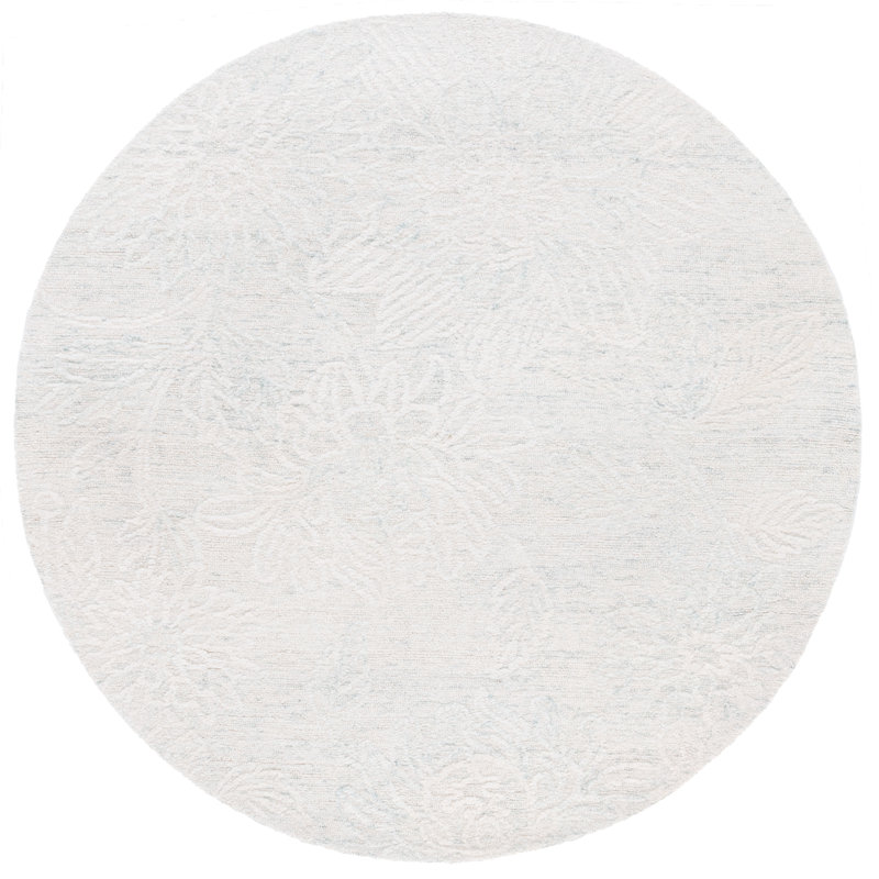 Tapis en laine / coton touffeté à la main Vionna 225, Rond 6 pi