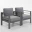 2 Piece Patio Aluminum Chair-88439954