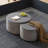Vetsa Modern Upholstered Foam Nesting Coffee Table Set with No Assembly and Multipurpose Design-115762732