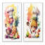 «Cute Chef Cooking With Fruit», 2 pièces sur toile-1023840610-1023840619