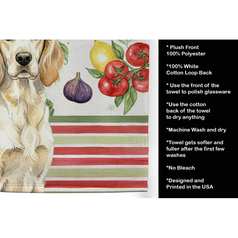 Serviette de cuisine Lemon Belton, Setter anglais citron Belton
