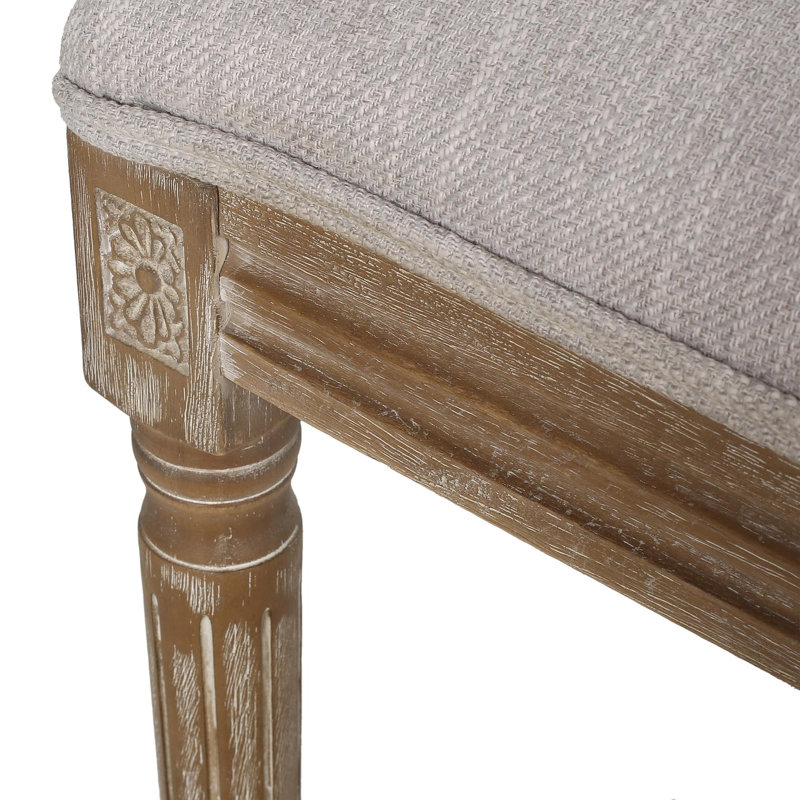Chaise de salle à manger [ensemble de 2 pièces], Naturel, Gris clair