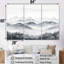 «Morning Fog Mountain Wonder», ensemble d'art mural montagnes-107758815-107758817