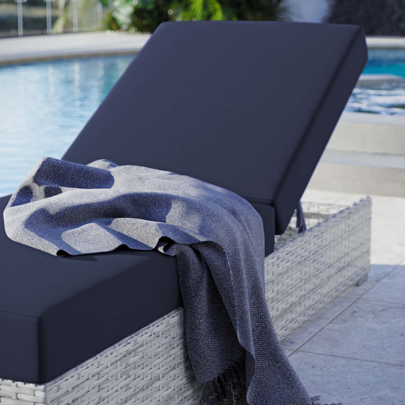 Chaise d'extérieur Modway Convene, Bleu marine