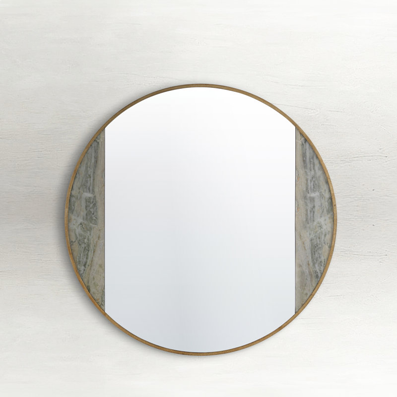 Sherry Round Metal Wall Mirror