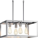 Jimena 4 - Light Dimmable Square / Rectangle Chandelier