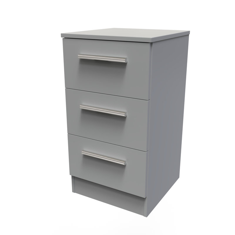 Contrast 37cm W Manufactured Wood Bedside Table