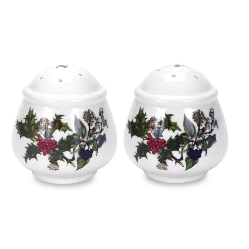 Holly & Ivy 2-Piece Salt & Pepper Set