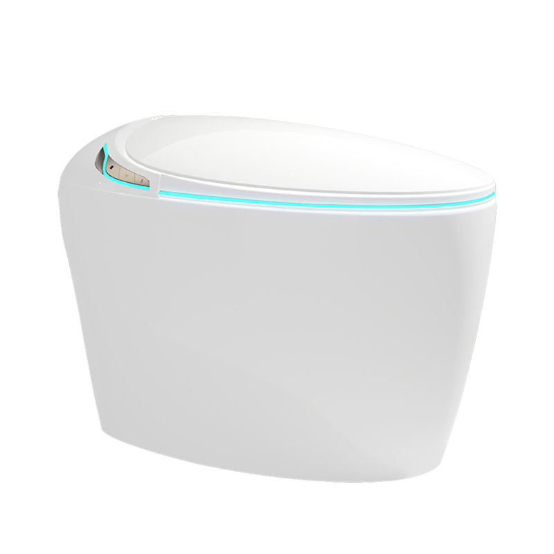 Smart Toilet With Bidet Function, Auto Open/Close Lid, Foot Sensor, Multiple Washing Modes, Warm Water, Bathroom Essential Integration, Powerful Flushing, Upgrade