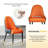 Muminah Faux Leather Upholstered Parsons Chair (set Of 4)-1229910684