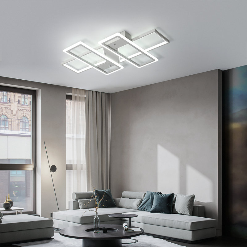Arlyn 4 -Light 90cm LED Flush Mount, White