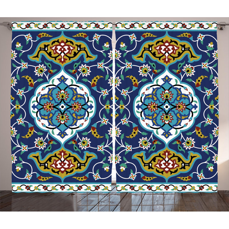 Newmarket Semi Sheer Curtain Pair, 54" W x 96" L