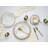Creatable Villi Medici Porcelain China Dinnerware - Set of 12