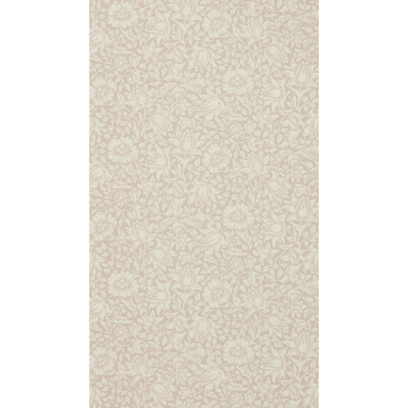 Mallow Wallpaper, Dusky Rose