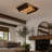 18.5" Industrial Steampunk Flush Mount Vintage Ceiling Light