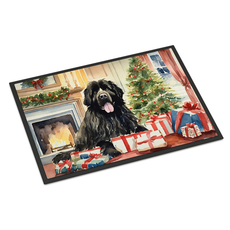 The Holiday Aisle® Jazzalynn Non-Slip Christmas Outdoor Doormat | Wayfair