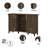 Pernell Freestanding 3 - Hook Coat Rack-222649724