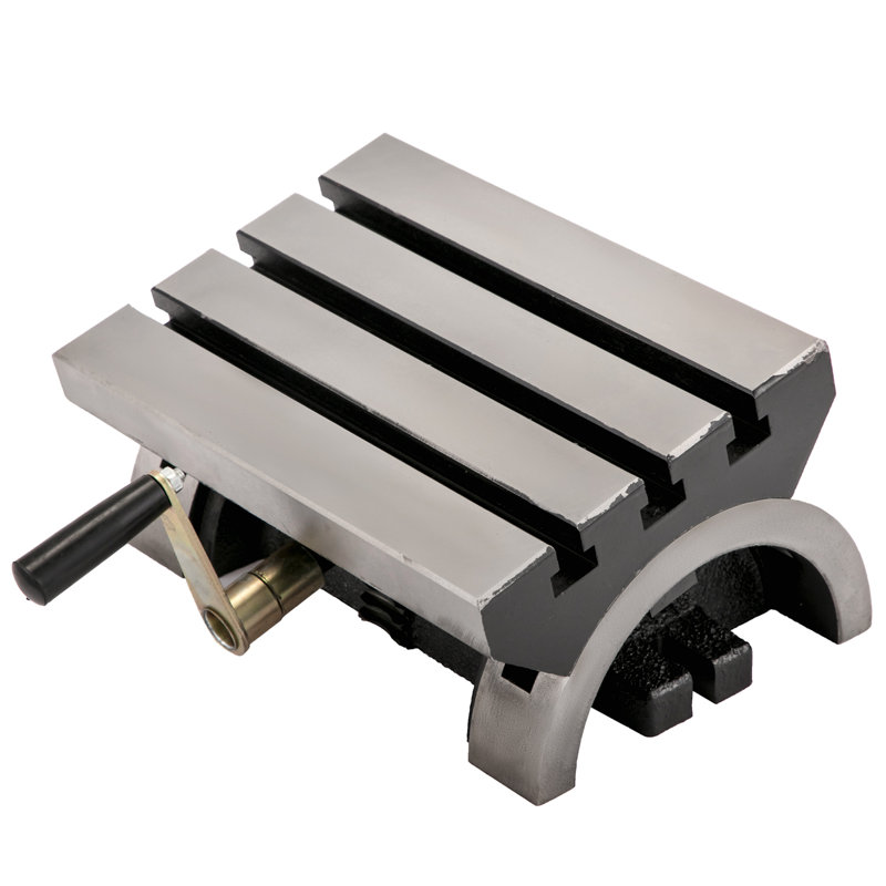 Tilting Milling Table 10x7inch Tilting Angle Milling Machine 0-90°Adjustable Swivel