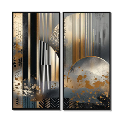 Fultz - art mural moderne doré
