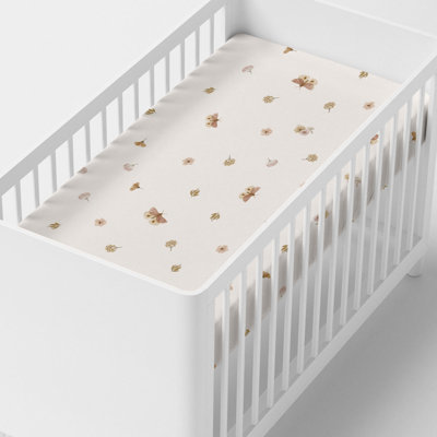 Sumaya Insects - Piece Standard Cot Fitted Sheet