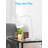 Aesthetic Metal Table Lamp, E26 Base, Max 60W, Goose Neck Table Task Light