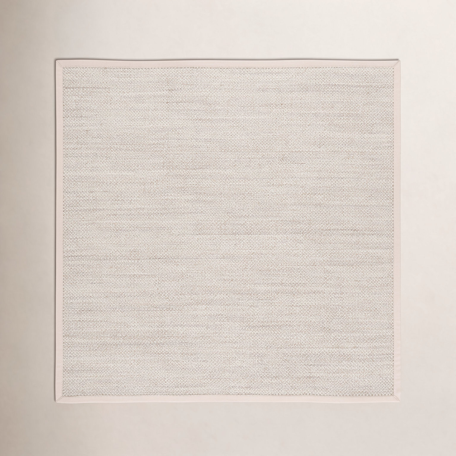 Torbin Marble Beige Jute Rug, Square 12'