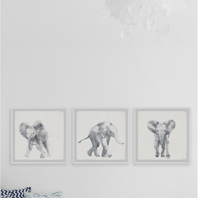 Rothwell 3 Piece Wrapped Canvas Print, 61cm H x 183cm W