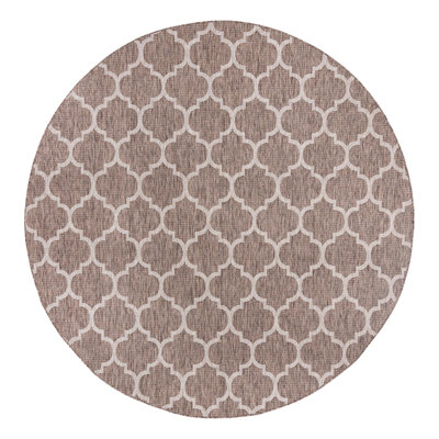 Hampstead Geometric Brown Area Rug