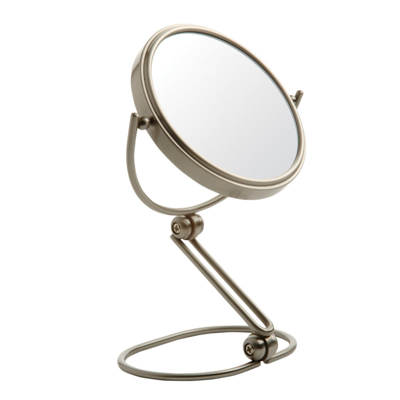 Miroir de voyage pliant avec sac de rangement Tempio