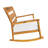 Outdoor Stanley Rocking Solid Wood Chair with Cushions