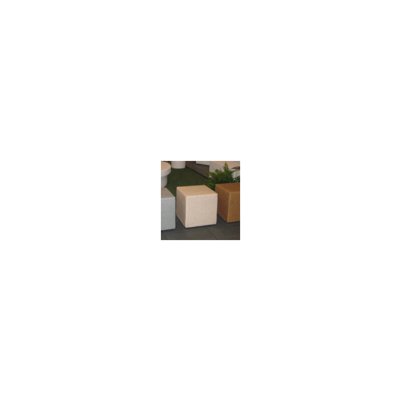 Dots Outdoor Ottoman, Sea Sand