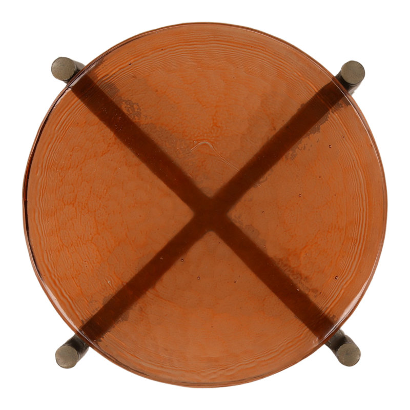 Jovanna Side Table Rust