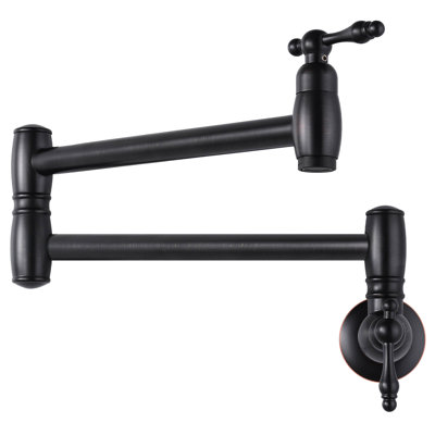Wall Mount Pot Filler Kitchen Faucet, Single Handle Kitchen Faucets