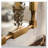 Gold Bamboo-Style Rectangular Wall Mirror