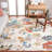 Skelmersdale Hand Tufted Wool/Cotton/Latex Floral Rug in Blue-16761983