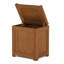 Blue Elephant 53.3cm W 3.8L Water Resistant Meranti Wood Solid Wood Deck Box in Natural