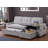 Reversible Sleeper Sectional Sofa With Storage Chaise-374281865