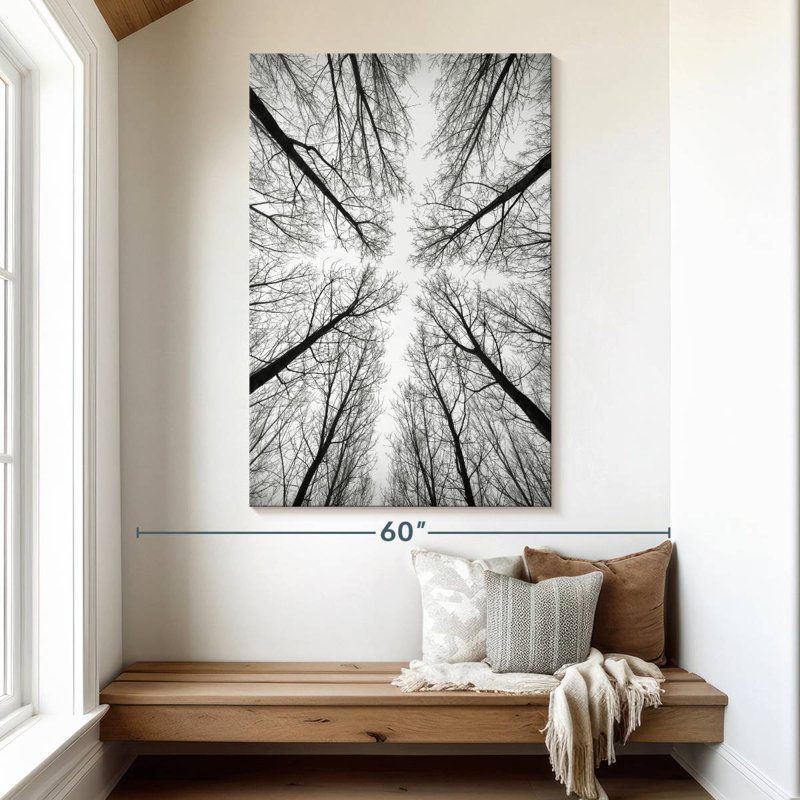 Harnek Monochrome Bare Trees, 51" H x 34" W