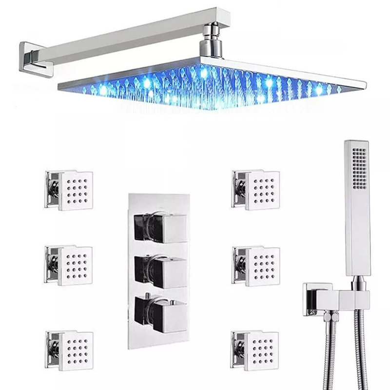 Thermostatic All-In-One Kit with Rough in-Valve