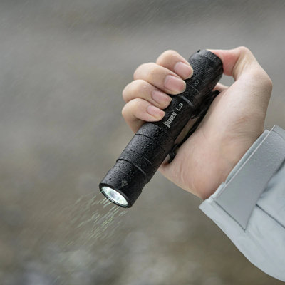 WUBEN L3 Rechargeable EDC Tactical Flashlight, 3000 High Lumens Ultra Bright Pocket Flashlight, 18W Fast Charging & 120H Long Runtime, IP68 Waterproof 7 Modes Portable Flashlight for Camping, Outdoor, Emergency, Household