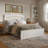 Aritra Solid Wood Low Profile Platform Bed with Matching Footboard-609410309-667138933