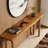 Wooden Console Table Sofa Table Behind Couch