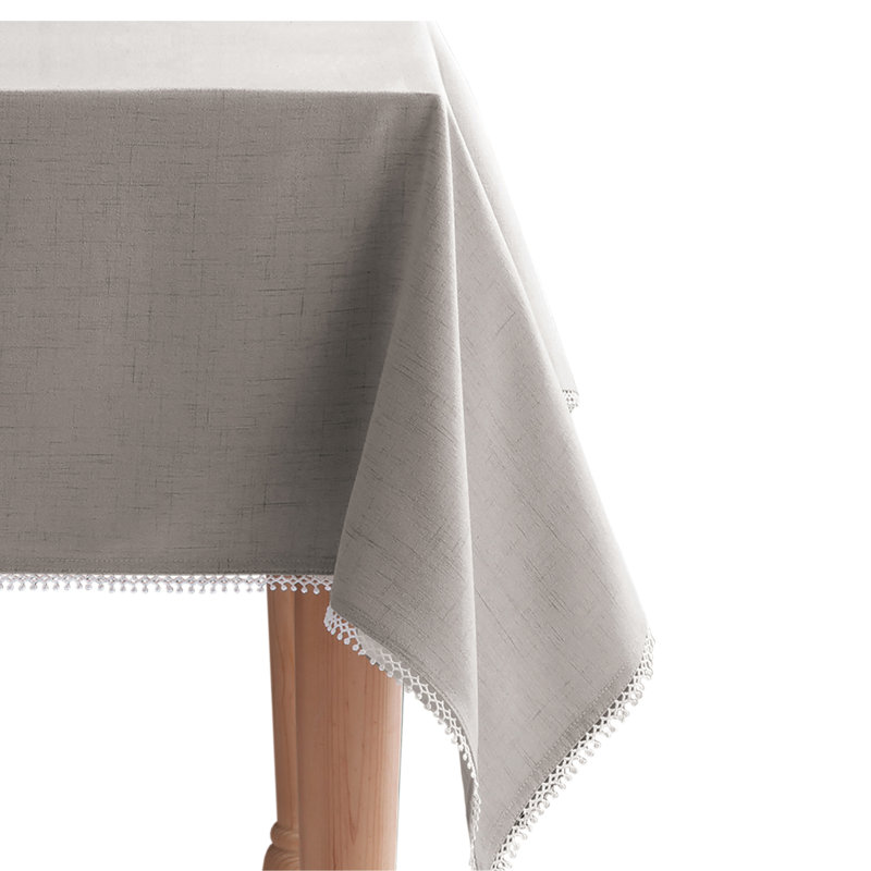 Lenox French Perle Tablecloth, Dove, 70" Round